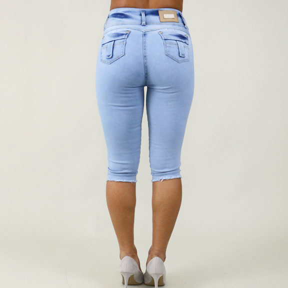 Heavy Washed Capri