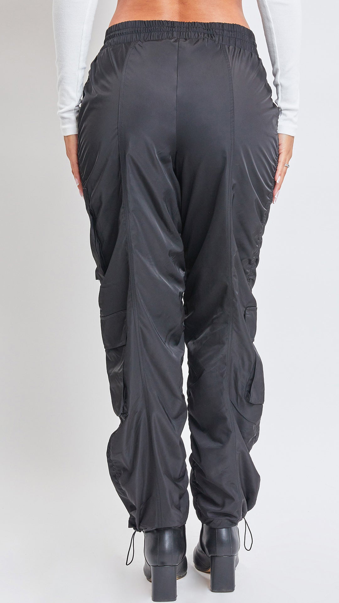 Milano Black Parachute Pants