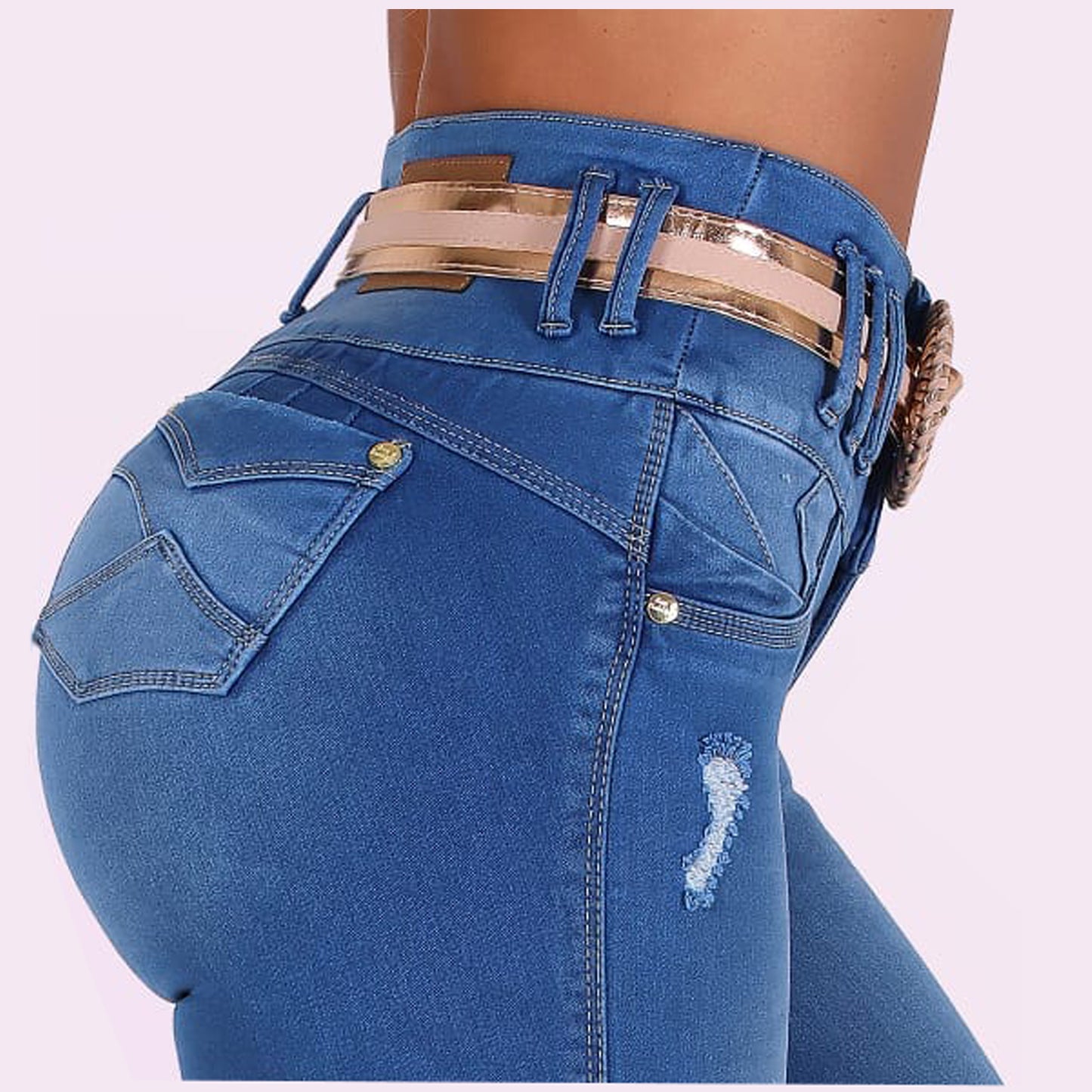 Sour Apple Colombian Butt-Lift jeans