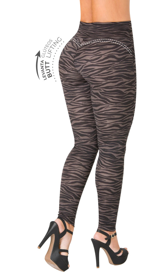 Tiger Strip Body Shaping Leggings