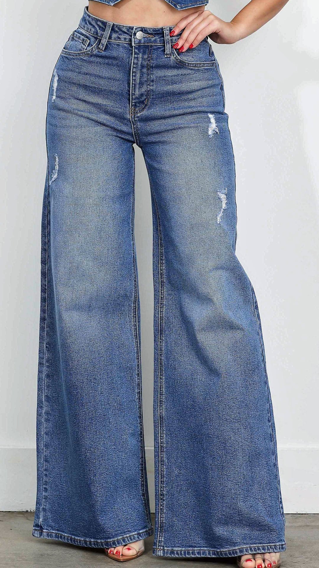 Wide Leg - Rigid With Comfort Stretch