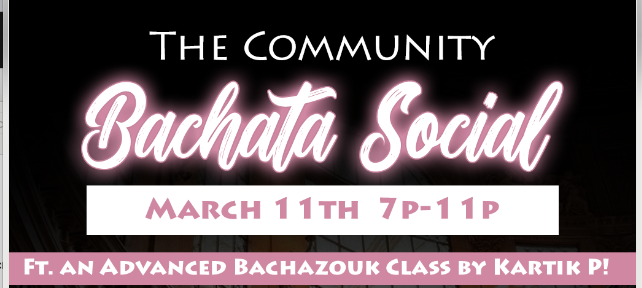 March 11, 2026 Community Bachata Social