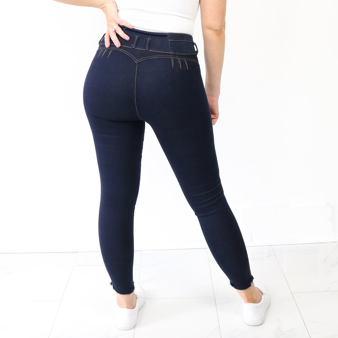 Deep Blue Colombian Butt-Lift Jeans