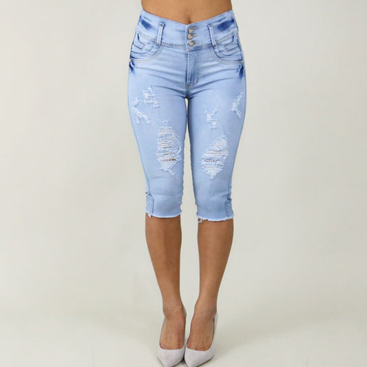 Heavy Washed Capri