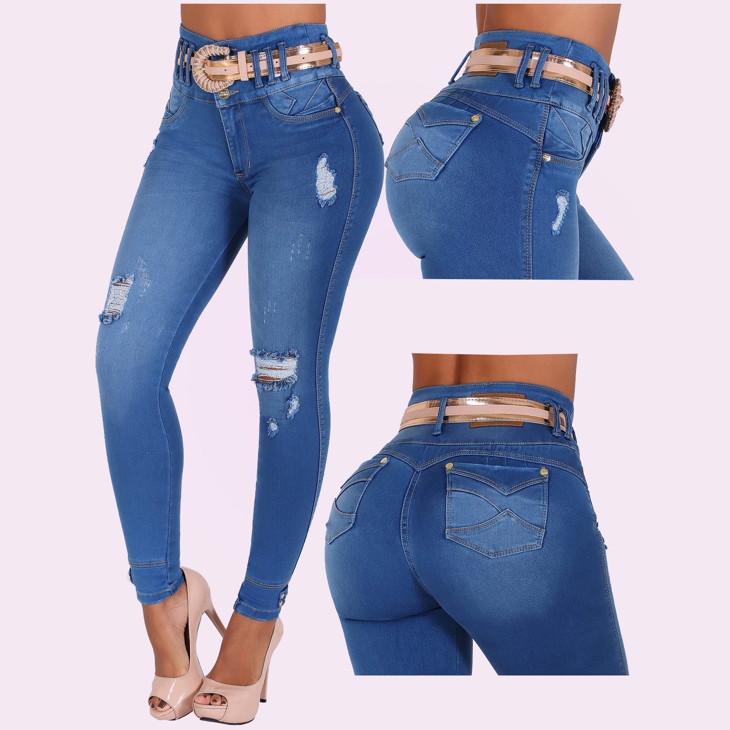 Sour Apple Colombian Butt-Lift jeans