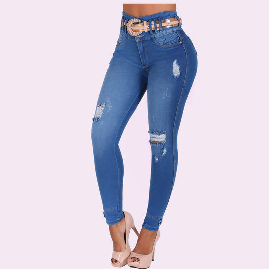 Sour Apple Colombian Butt-Lift jeans