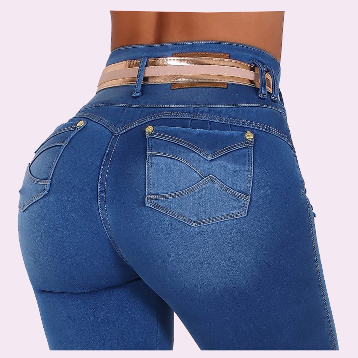 Sour Apple Colombian Butt-Lift jeans