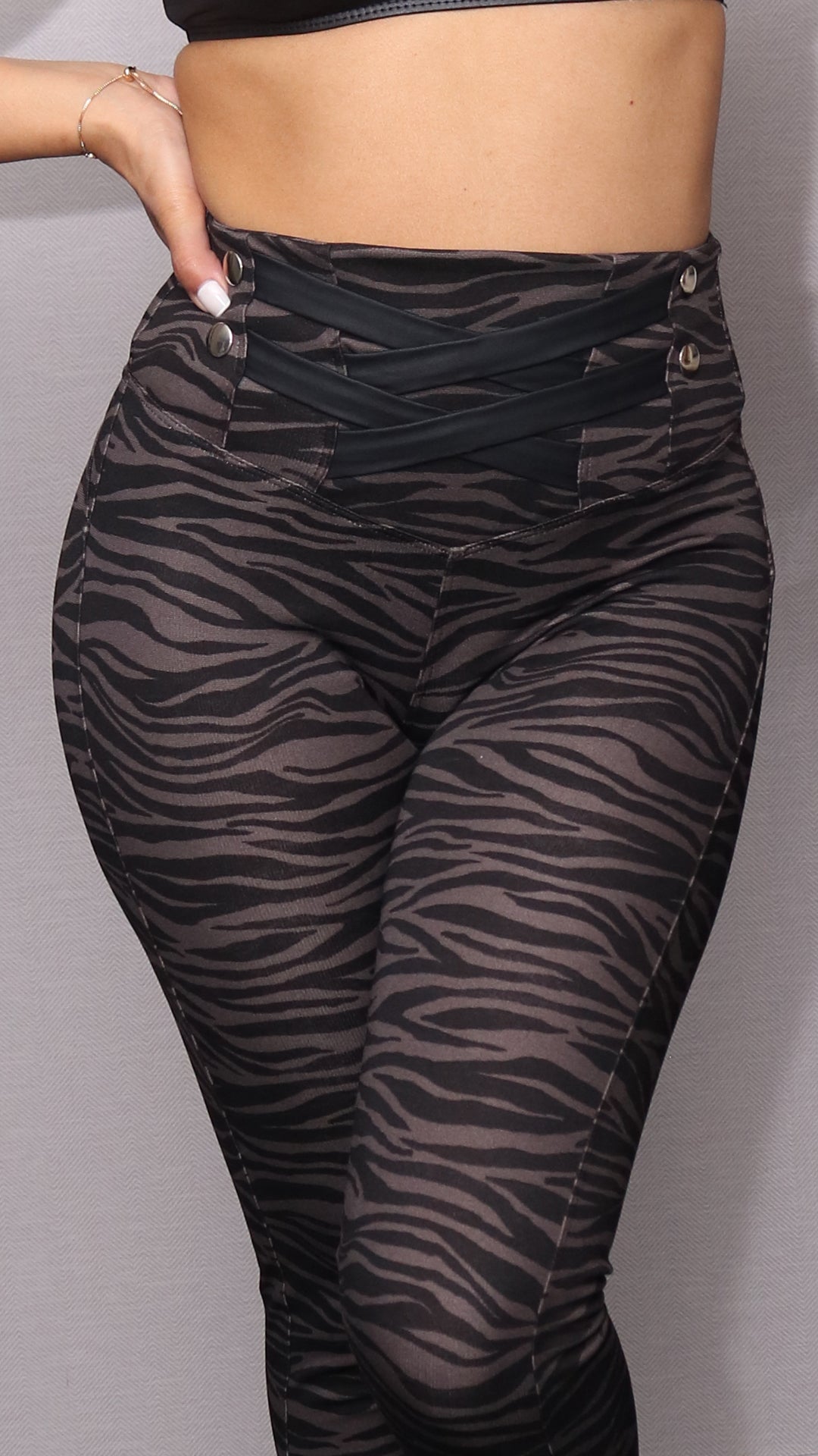 Tiger Strip Body Shaping Leggings